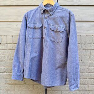 Land's End Flannel Button-Down Shirt